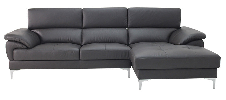 01537 L Chaise Sofa In Full Leather