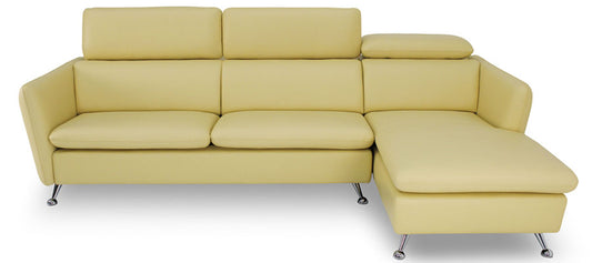 01113 L Chaise Sofa In Full Leather