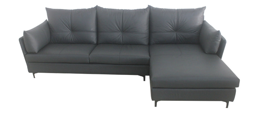 202155 L Chaise Sofa In Full Leather